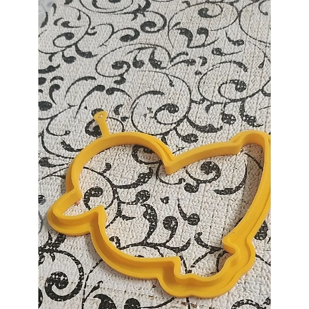 Yellow Silicon Set of Pancake Molds - Bird, Fish, Butterfly